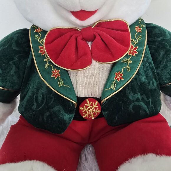 2001 Dan Dee Snowflake Teddy Bear Holiday Collectible Plush Christmas Edition - Picture 2 of 9